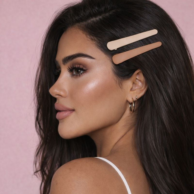 Hair LongClip - Beige